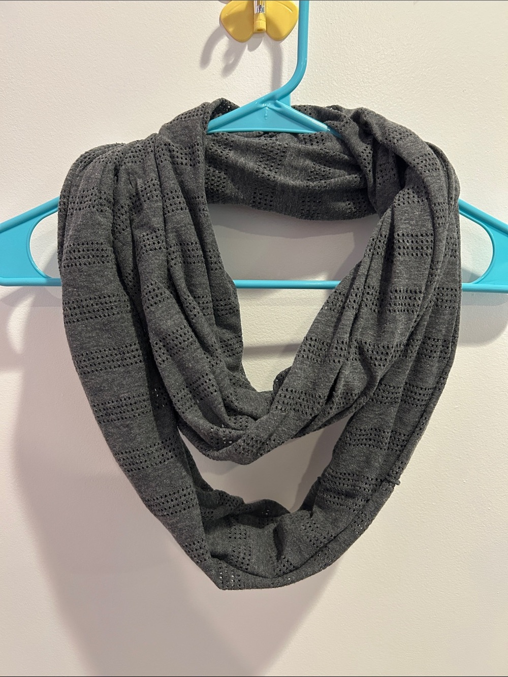 Gray Knit Infinity Scarf - Women Accessories